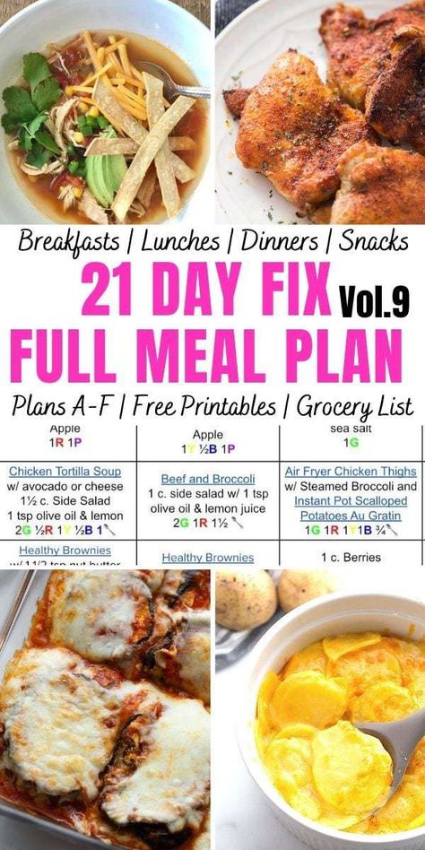 Looking for a 21 Day Fix Meal Plan to help reignite your healthy eating motivation as we move into a new month?   This complete ultimate portion fix meal plan contains breakfast, lunch, dinner, and snacks, for ALL 21 Day Fix Plans A-F, plus prep tips and an itemized printable grocery list! 21 Day Fix Plan A Meal Plan, 21 Day Fix Plan B Meal Plan, Month Meal Plan Healthy, Portion Fix Meal Prep, Portion Fix Dinner Recipes, 21day Fix Meal Plan, Healthy Meal Plans For The Week, Beach Body Meal Plan, Ultimate Portion Fix Meal Plan