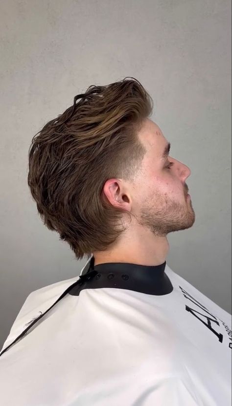 Top 50 Trendy & Cool Men's Fade Haircuts: Detailed Gallery | 50 Best Fade Haircuts for Men (Detailed Gallery) | Aesthetic Hairstyles For Men Oval Face Hairstyles Mens Long, Curly Hair Men Haircut Mullet, Baseball Flow Haircut, Hire Style Men Hair, Modern Mullet Fade, Men Mullet Hairstyle, Cowboy Haircut Men, Faded Mullet Men, Low Fade Long Hair