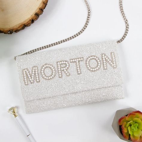 MRS. (LAST NAME) Custom Beaded Clutch – Medium, Customized bag, bridesmaids gift, bridal party gift, wedding gift accessories, Bridal Clutch Purse, Bride Gifts, Gifts for Bride, Bridal Purse, Bridesmaid Gifts, Wedding Gifts, Wedding Purse Gifts, Bridesmaid Purse Gift, Bridal Gift for Bride, Seed Beaded Clutch Purse, Bridal Purse Clutch, White Beaded Wedding Purse, Bride Gifts, Bridal Gifts, Engagement Gifts, Bride Clutch, Bride Clutch Bag, Clutch Bag Gifts for Brides, Clutch Bag Bridal Gifts For Bride, Bridesmaid Purses, Bride Clutch, Bridal Clutch Purse, Pearl Clutch Bag, Wedding Clutch Purse, Bridal Clutch Bag, Personalized Clutch, Beaded Clutch Purse