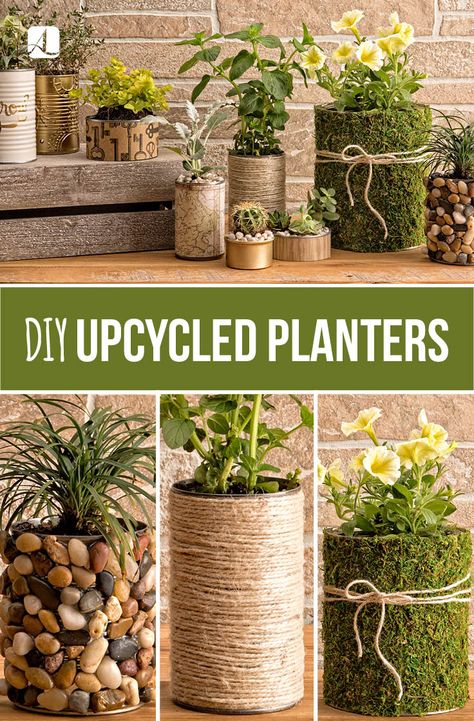 Upcycle Planters, Diy Upcycled Planters, Upcycled Planters, Plantarea Legumelor, Upcycled Planter, Diy Planters Outdoor, Planters Diy, Tanaman Pot, Jardim Diy