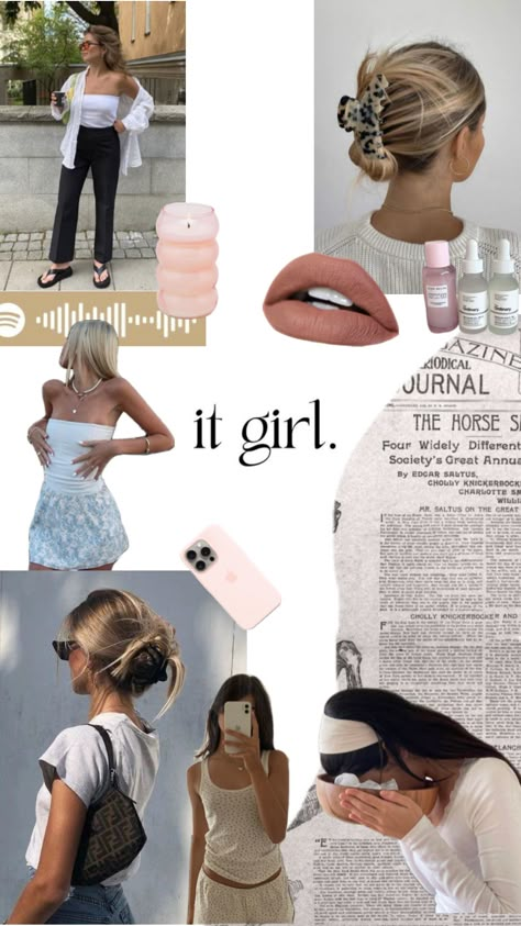 ✨It Girl✨ It Girl List, Girl Things Aesthetic, Be That Girl, The It Girl Aesthetic, It Girl Collage, It Girl Aesthetic, Oversized Blazers, The It Girl, Post Grad Life