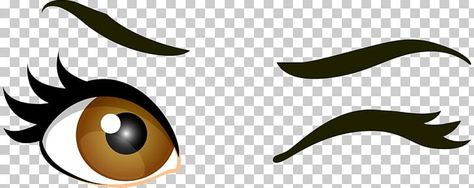 Winking Face Drawing Reference, Wink Draw Eye Faces, Eye Wink Drawing, Winking Face Drawing, Wink Face Drawing, Winking Eye Drawing, Wink Drawing, Brown Eyes Drawing, Easy Anime Eyes