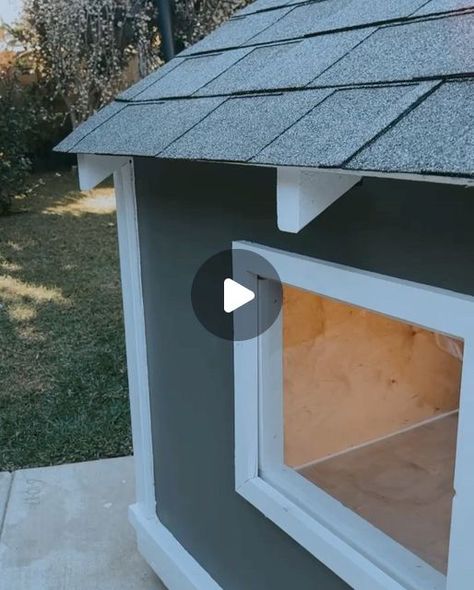 Dog House With Ac, Dog House Diy, Diy Dog, Dog Houses, Diy Dog Stuff, Dog House, The Dog, Big Size, Thank You