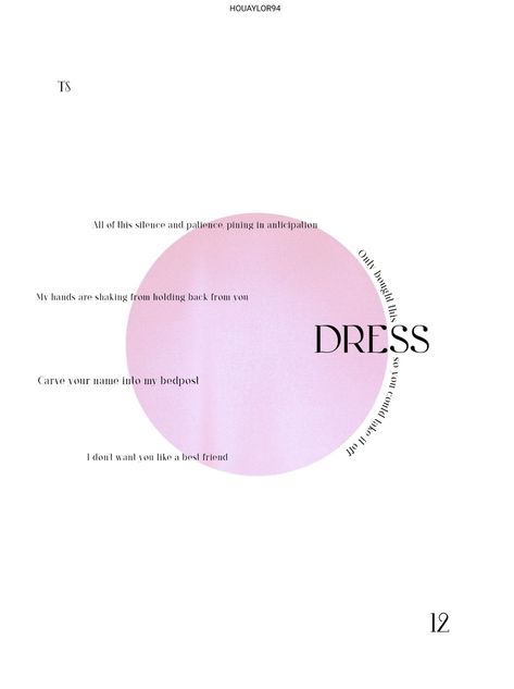 Tumblr Taylor Swift, Dress Taylor Swift, Dress Lyrics, Taylor Aesthetic, Wallpaper Dress, About Taylor Swift, Taylor Swift Dress, Taylor Swift Song Lyrics, Bedroom Wall Collage