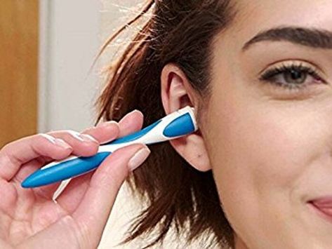 Smart Swab – get cleaner ears Helix Shape, Ear Wax Removal Tool, Cleaning Your Ears, Ear Wax Removal, Ear Care, Cotton Swabs, Ear Cleaning, Ear Wax, Cotton Buds