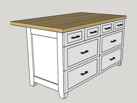 Diy Moveable Kitchen Island, Diy Kitchen Island With Seating, Kitchen Island Building Plans, Island Workbench, Kitchen Island Storage Ideas, Elevated Kitchen, Moveable Kitchen Island, Kitchen Island With Drawers, Mdf Trim