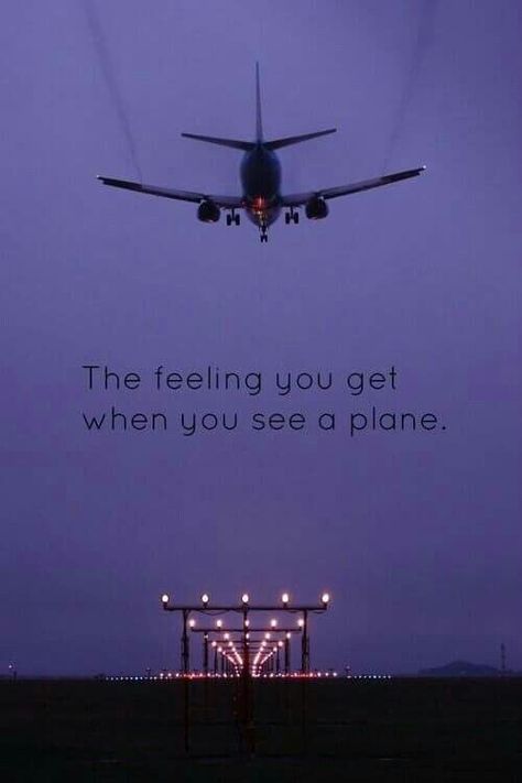 The feeling you get when you see a plane. Airplane Quotes, Pilot Quotes, Aviation Quotes, Flying In The Sky, Airplane Wallpaper, Pilots Aviation, Airplane Flying, Peisaj Urban, Airplane Photography