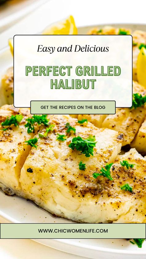 Perfect Grilled Halibut Halibut On The Blackstone, Halibut Recipes Grilled, How To Cook Halibut, Best Halibut Recipes, Grilled Halibut Recipes, Halibut Recipes Baked, Grilling Fish, Quick Summer Meals, Rice Dishes Easy