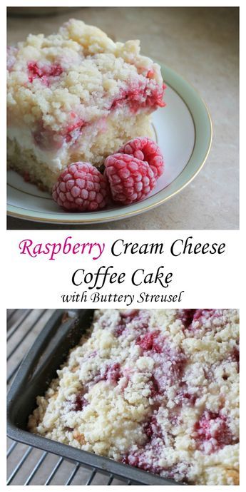 Raspberry Cream Cheese Coffee Cake, Cheese Coffee Cake, Raspberry Cream Cheese, Cream Cheese Coffee Cake, Raspberry Desserts, Raspberry Cream, Raspberry Recipes, Breakfast Sweets, Coffee Cakes