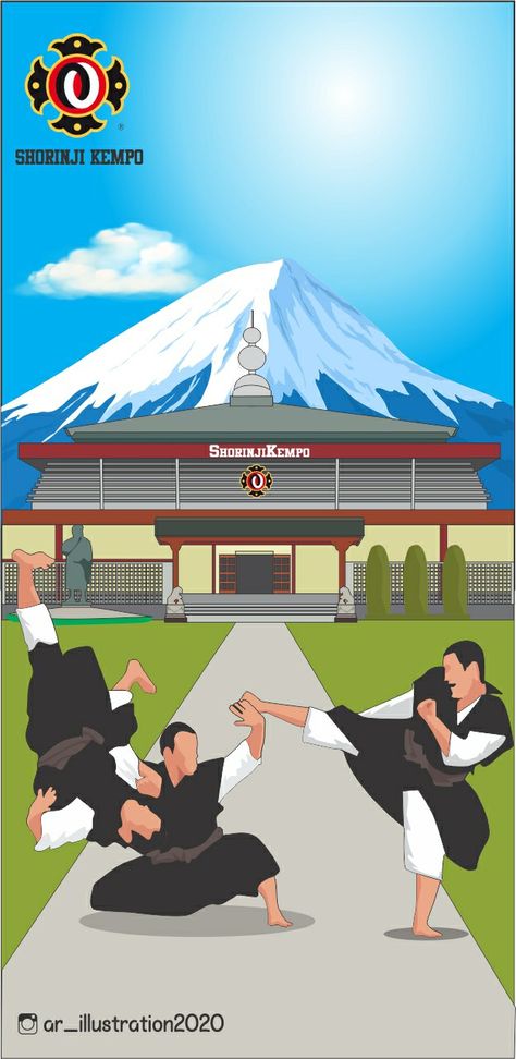 Training kempo in Japan. Martial art illustration Shorinji Kempo, Japan Illustration, Martial Art, Wallpaper Aesthetic, Art Illustration, Martial Arts, Illustration Art, Art Drawings, Train