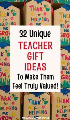 Cheap Teacher Appreciation Gifts, Gift Ideas On A Budget, Teacher Appreciation Gift Baskets, Creative Teachers Gifts, Homemade Presents, Unique Teacher Appreciation Gifts, Small Teacher Gifts, Teacher Appreciation Gift Ideas, Student Birthday Gifts