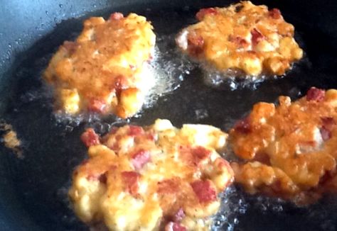 Corned Beef Fritters, Corned Beef Leftovers, Wartime Recipes, Homemade Corned Beef, Buttery Mashed Potatoes, Corn Beef, Sauteed Greens, Fritters Recipe, Tomato Relish