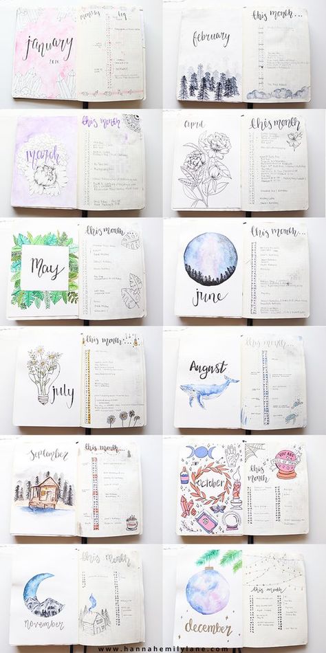 Postpartum Journal, Month Drawings, Inspirasi Jurnal, Bullet Journal Review, Dot Journaling, Journal D'inspiration, Diy Journals, Organizator Grafic, Bullet Journel