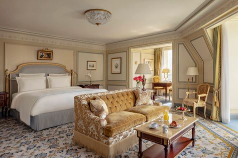 Executive Junior Suite | Ritz Paris Hotel Suite Living Room, Suite Living Room, Comfortable Bedroom Decor, The Ritz Paris, Ritz Paris, Executive Room, Hotel Suite Luxury, Luxury Hotel Room, Separating Rooms