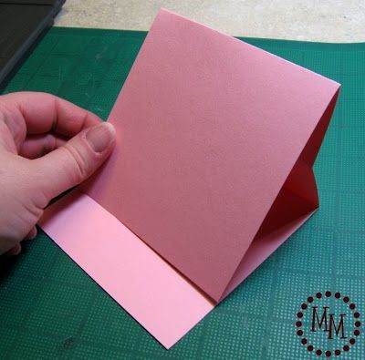 Easel Card Tutorial, Fancy Fold Card Tutorials, Card Making Templates, Card Folds, Fun Folds, Card Making Tips, Step Cards, Shaped Cards, Easel Cards