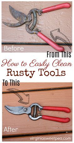 Clean Rusty Tools, Cleaning Rusty Tools, Rusty Tools, Homemade Toilet Cleaner, Clean Baking Pans, Remove Rust, Cleaning Painted Walls, Glass Cooktop, Deep Cleaning Tips