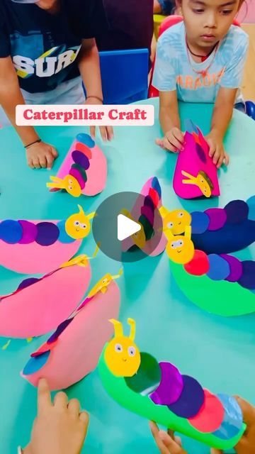 Bachpan a Play School, Indore on Instagram: "Caterpillar Craft 🐛 #summercamp #craftactivity #creative #instalike #instagood #instadaily" Caterpillar Craft, Play School, Indore, May 1, Craft Activities, Summer Camp, Caterpillar, Craft Ideas, Instagram