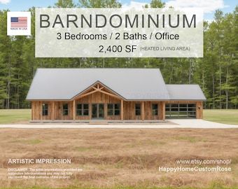 The Rustic Ridge Barndominium With a HIDDEN PANTRY and Carport Complete Plans - Etsy Barndominium Floor Plans With Bonus Room, Basic House Plans, Grilling Porch, Concept Plan, House Plan Design, Metal House Plans, Hidden Pantry, Barndominium Plans, Outdoor Grilling