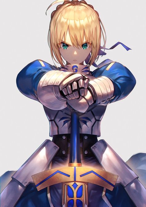 Saber • Fate/ Stay Night Fate Stay Saber, Saber Fate, Arturia Pendragon, Fate Stay Night Anime, Fate Anime Series, Fate Zero, Free Anime, Stay Night, Fate Stay Night