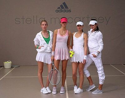 adidas Stella McCartney label Womens Tennis Fashion, Tennis Ideas, Stella Mccartney Tennis, Wimbledon Fashion, Tennis Wear, Tennis Gear, Adidas Tennis, Cloud Strife, Tennis Fashion