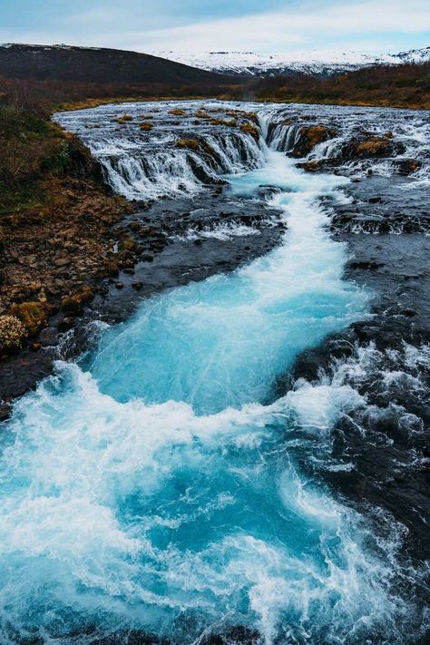 Bruarfoss Waterfall Iceland - Visitor's Guide (2024) 4 Waterfall Iceland, Tomato Farming, Iceland Waterfalls, Visit Iceland, Golden Circle, Best Iphone Wallpapers, Iceland Travel, Beautiful Waterfalls, Reykjavik