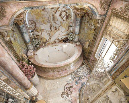 Bathroom design of Katrina Antonovich Royal Bathroom, Fancy Bathroom, Victorian Bathroom, Fancy Houses, Loft House, Mansion Interior, Bathroom Design Luxury, Bathroom Laundry, Dream Room Inspiration