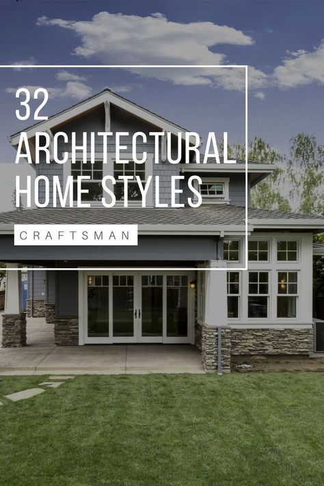 Types Of Home Design Styles Exterior, Types Of House Architecture, Different Styles Of Homes Architecture, Different Style Houses Exterior, Different House Exterior Styles, Types Of Architecture House, Different Style Of Homes, What Style House Do I Have, Home Building Styles