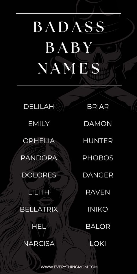 Are you ready to unleash the wild spirit in your little one? Explore our captivating collection of 55 badass baby names inspired by chaos! These names are not just cool; they embody strength, independence, and a touch of mystery. With options for both boys and girls, you can find a name that perfectly matches your child’s fierce personality. Don't settle for ordinary—discover names that inspire a sense of adventure and uniqueness. Click to explore and let your baby’s name tell their wild story! Dark Boy Names, Badass Boy Names, Gothic Western, 11 Weeks Pregnant, 19 Weeks Pregnant, Badass Names, Western Names, 16 Weeks Pregnant, Dark Boy