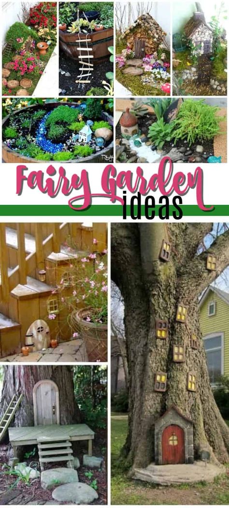 Have you been searching for inspiration for your fairy garden? There are so many fairy garden ideas out there, you will love all of these magical ideas! #fairygarden #fairyhouse #gardendecor #garden #summercrafts #adultcrafts #naturecrafts #outdoorcrafts #fairies #fairydoor Free Landscape Design Software, Fairy Garden Ideas, Fairy Garden Crafts, Fairy Garden Designs, Fairy Crafts, Fairy Garden Houses, Garden Quotes, Diy Fairy, Fairy Garden Diy