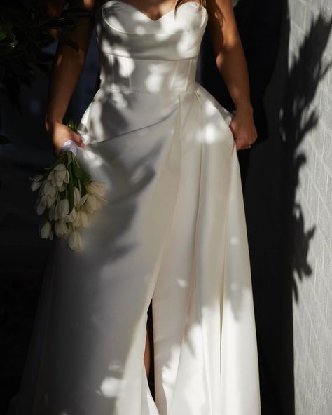 Jane Hill (@janehillbridal) • Instagram photos and videos Aesthetic Wedding Gown, Mikado Silk Wedding Dress, Old Money Aesthetic Wedding, Wedding Dress Mikado, Mikado Silk, Jane Hill, Wedding Gown Inspiration, Aesthetic Wedding, Wedding Money