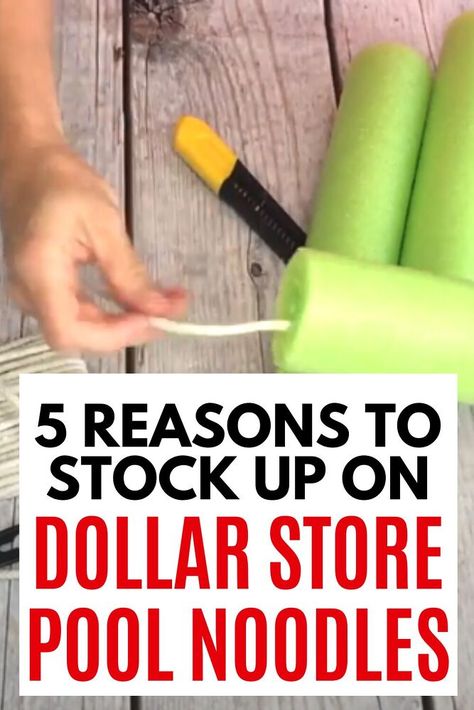 Next time you’re at the Dollar Store grab some pool noodles for these easy and quick diy ideas. Pool Noodle Ideas Life Hacks, Home Hacks Diy, Diy Home Hacks, Pool Noodle Hacks, Noodle Hacks, Pool Noodle Crafts, Diy Spray Paint, Pool Noodle, Wood Plant Stand