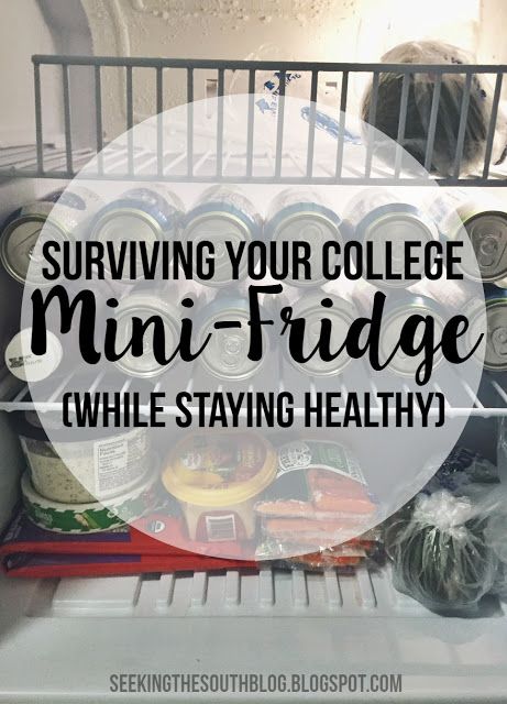 Like every college student, I struggle with eating healthy daily. I have the power to eat whatever, whenever I what, which is quite different than back at home where Mom does the grocery shopping. In College Dorm Food, College Food Hacks, Healthy Fridge, Dorm Fridge, Dorm Food, Healthy College, College Living, College Survival, College Advice