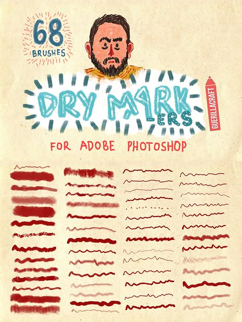 Dry Markers Photoshop Brushes Illustrator Brushes Free, Texture Brushes Photoshop, Adobe Illustrator Brushes, Adobe Illustrator Pattern, Book Illustration Layout, Best Procreate Brushes, Brushes For Photoshop, Photoshop Brushes Free, Illustrator Brushes