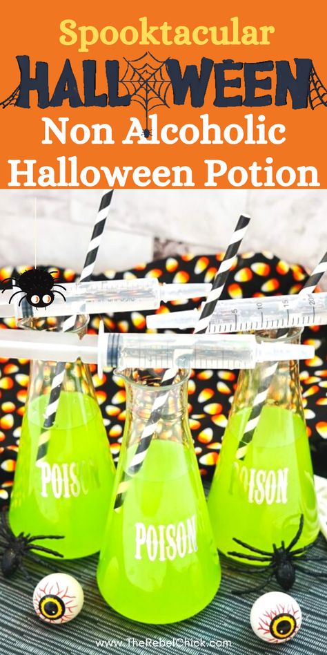 Non Alcoholic Drinks Halloween, Halloween Punch For Kids, Potions For Kids, Fun Halloween Drinks, Halloween Punch Recipes, Alcoholic Punch Recipes, Halloween Party Drinks, Kid Friendly Drinks, Potions Recipes