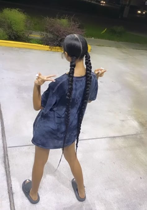 Sleek Ponytail Hairstyles, Mixed Curly Hair, Cute Curly Hairstyles, Cute Box Braids Hairstyles, Braids Hairstyles Pictures, Braided Hairstyles For Teens, Protective Hairstyles Braids, Hairdos For Curly Hair, Pretty Braided Hairstyles