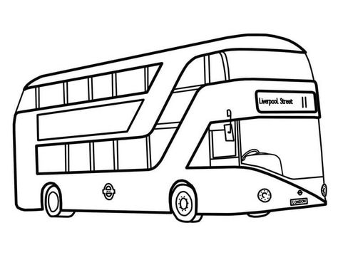 Bus Coloring Page, Lego Bus, Train Sketch, Bus Drawing, Bus Cartoon, Perspective Drawing Lessons, Kindergarten Math Activities, Mini Bus, Educational Activities For Kids