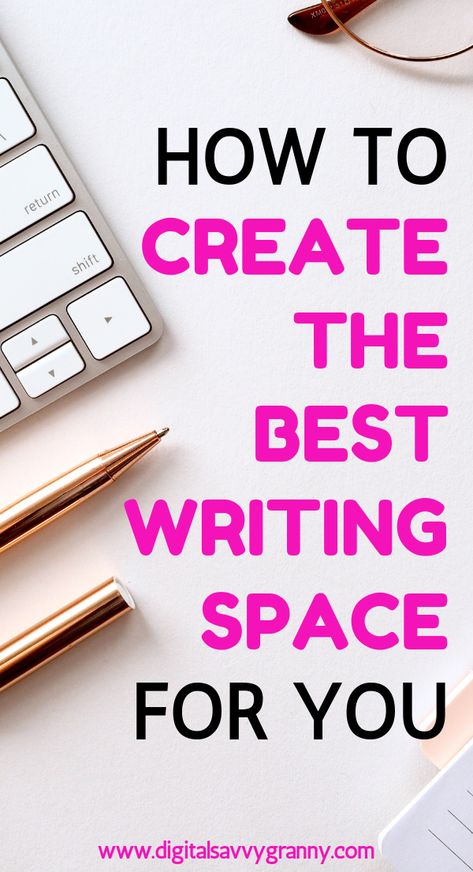 Give your creativity free rein. Create the best #writingspace for you and achieve your #writinggoals. We share the 3 top benefits to having a dedicated space and 5 tips to make it happen. #Writingspaceideas #writinglife #writingtips Writing Space Inspiration, Author Inspiration, Writer's Office, Writing Studio, Writers Desk, Writing Techniques, Writing Corner, Writing Offices, Best Writing