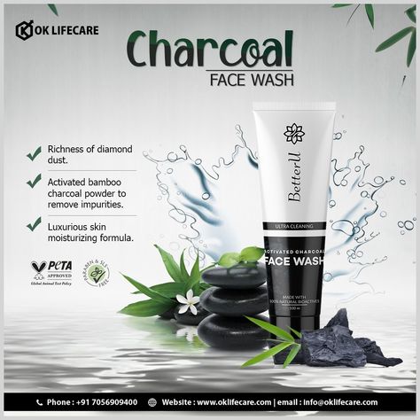 𝐂𝐇𝐀𝐑𝐂𝐎𝐀𝐋 𝐅𝐀𝐂𝐄 𝐖𝐀𝐒𝐇 Shop Now :- https://shop.oklifecare.com/product-list?cid=-1&ReferBy=T0s2OTg1MzI1NA==&ReferName=T0sgRGl2eWEg #oklifecare #oklifecareproduct #oklifecare_business #oklifecare_products #charcoalfacewash #facewashforoilyskin Charcoal Face Wash, Bamboo Charcoal, Product List, Activated Charcoal, Face Wash, Moisturizer, Shop Now