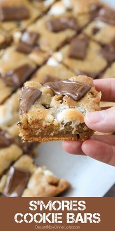 Smores Cookie, Bars Dessert, Dessert Oreo, Dessert Bar Recipe, Cookie Bar, Desserts Easy, S'mores, Cookie Bar Recipes, Baking Sweets