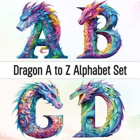 Dragon Letters, Dragon Font, Dragon Png, Dragon Clipart, Doodle Font, Dinosaur Alphabet, Dragon Logo, Doodle Alphabet, Font Alphabet