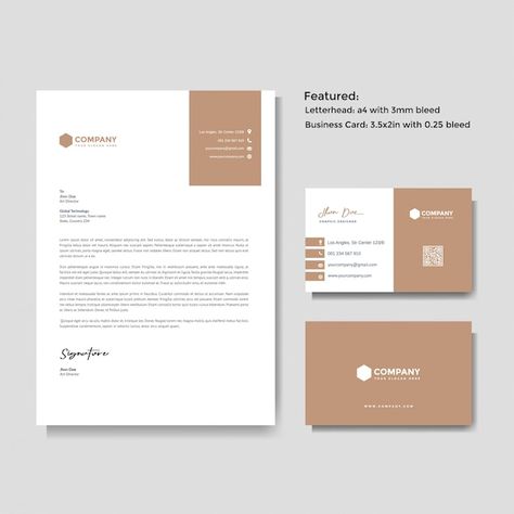 Letter Heads Design Creative, Letterhead Design Inspiration, Carta Formal, Company Letterhead Template, Professional Letterhead, Template Green, Company Letterhead, Letterhead Business, Desain Ui