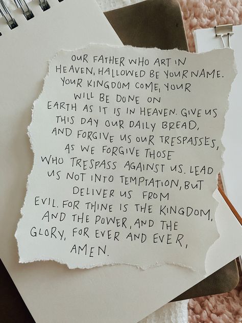 Our Father In Heaven Prayer, Jesus Is The Gift Poem, Poems About Jesus, Writing Prayers Down, Daily Bread Prayer, Prayer For Fathers, Father In Heaven, Our Father Who Art In Heaven, Lord’s Prayer