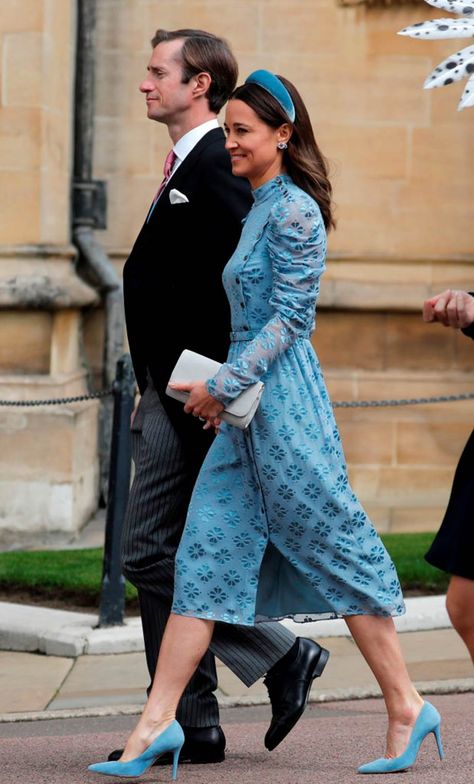 All The Best-Dressed Guests From Lady Gabriella Windsor's Royal Wedding | ELLE Australia Royal Wedding Guests Outfits, Lady Gabriella Windsor, Lady Amelia Windsor, Carole Middleton, James Matthews, Outfit Wedding Guest, Royal Wedding Dress, Wedding Guest Style, Self Portrait Dress