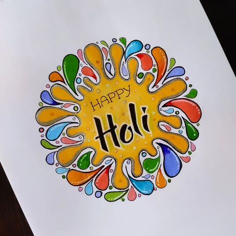 Happy Holi Festival drawing Easy and Simple.. @vennila_yl_creations Holi Doodle, Festival Drawing Easy, Happy Holi Drawing, Holi Festival Drawing, Holi Drawing, Happy Holi Festival, Festival Drawing, Holi Festival, Science Project