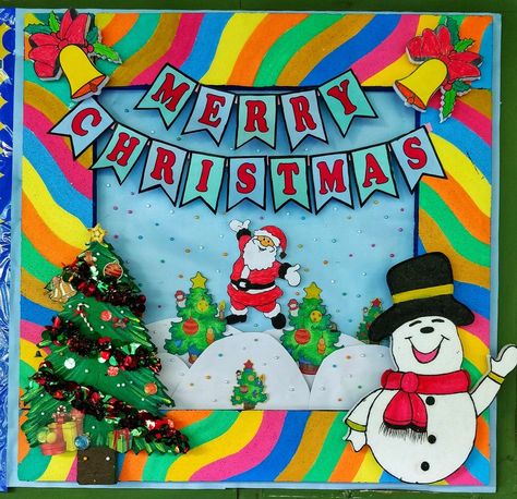 paper orgami crafts Merry Christmas Boards Decorating Ideas, School Board Decoration For Christmas, Christmas Craft Bulletin Board Ideas, Christmas School Board Decorations, Christmas Soft Board Decoration Ideas, Christmas Display Board Ideas, Notice Board Decoration Ideas School For Christmas, Christmas Notice Board Decoration, Christmas Decor Ideas For School Board