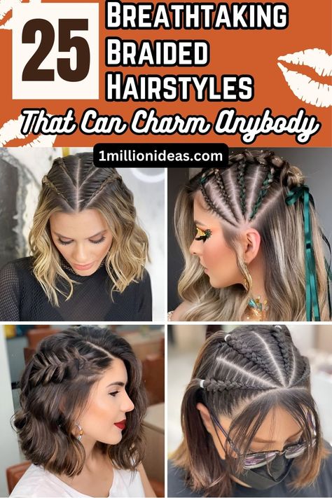 25 Breathtaking Braided Hairstyles That Can Charm Anybody Half Braided Updo, Summer Hairstyles Braids Half Up, Half Way Braids Hairstyles Natural, Braid Accent Hairstyles, Beach Braids With Beads, Half Side Braided Hairstyles, Summer Hairstyles For Long Curly Hair, Cancun Braids, Partial Braided Hairstyles