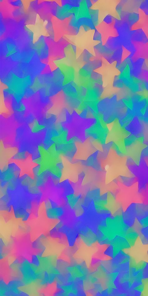 Cute Neon Wallpaper Aesthetic, Colorful Star Background, Colorful Aesthetic Background, Colorful Stars Aesthetic, Outside Background Aesthetic, Color Pop Wallpaper, Ipod Touch Wallpapers, Random Images Aesthetic, Little Core Aesthetic