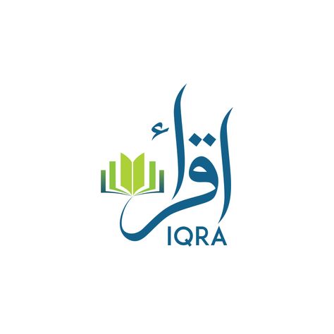 Iqra - Arabic Calligraphy Logo Iqra Arabic Calligraphy, Islamic Education Logo, Iqra Calligraphy, Quran Logo Design, Quran Logo, Logo Arab, Wallpaper Arabic, Arab Logo, Arabic Logo Design