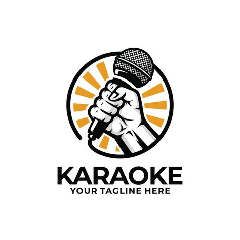 Karaoke Logo, Logo Fleur, Design Vector, Karaoke, Vector Art, Vector Free, Logo Design, Clip Art, ? Logo