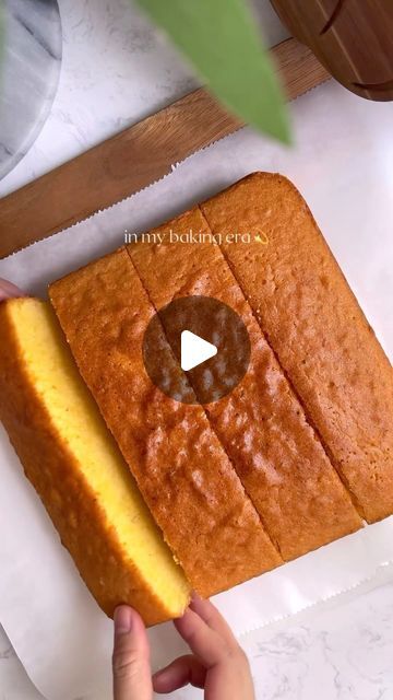 Shers | Baking Recipes💫 on Instagram: "Old School Butter Cake - this classic cake is made from simple ingredients yet yields tender, moist and indulgent result. Every rich, buttery bite will transport you back to your childhood years🤍 

Perfect on its own or with a cup of ☕️✨

Recipe:
200g cake flour
1.5 tsp baking powder
250g salted butter, in small cubes
180g caster sugar
5 eggs, grade A (I use jumbo sized eggs, about 70g~ with shell)
1 tsp vanilla extract, optional

Preparation:
1. Preheat oven 160C and line 8x8 square pan with baking paper.
2. Add flour and baking powder into TM bowl. Turbo 2sec/1 time to sift. Pour into another bowl.
3. Add caster sugar into TM bowl and mill 10sec/sp10.
4. Add cubed butter and mix 10sec/sp6. 
5. Insert butterfly whisk. Set to 2mins/sp4. At 1 minute Simple Moist Cake Recipe, Cube Cake Recipe, Cube Cake Design, Moist Cake Recipe, Cube Cake, Square Pan, Cupcake Pan, Marble Cake, Butterfly Cakes